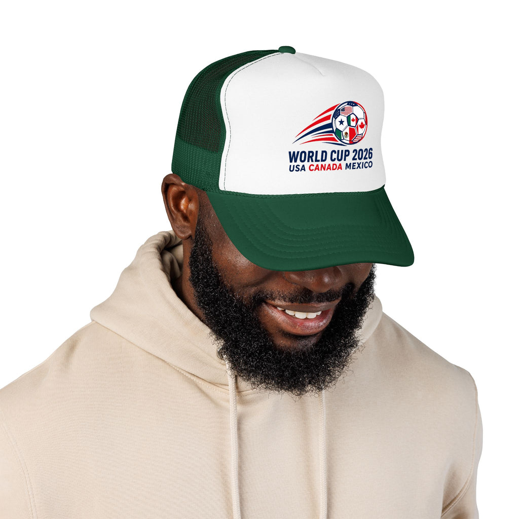 Soccer Cup 2026 Trucker Hat — USA Canada Mexico Soccer Cap