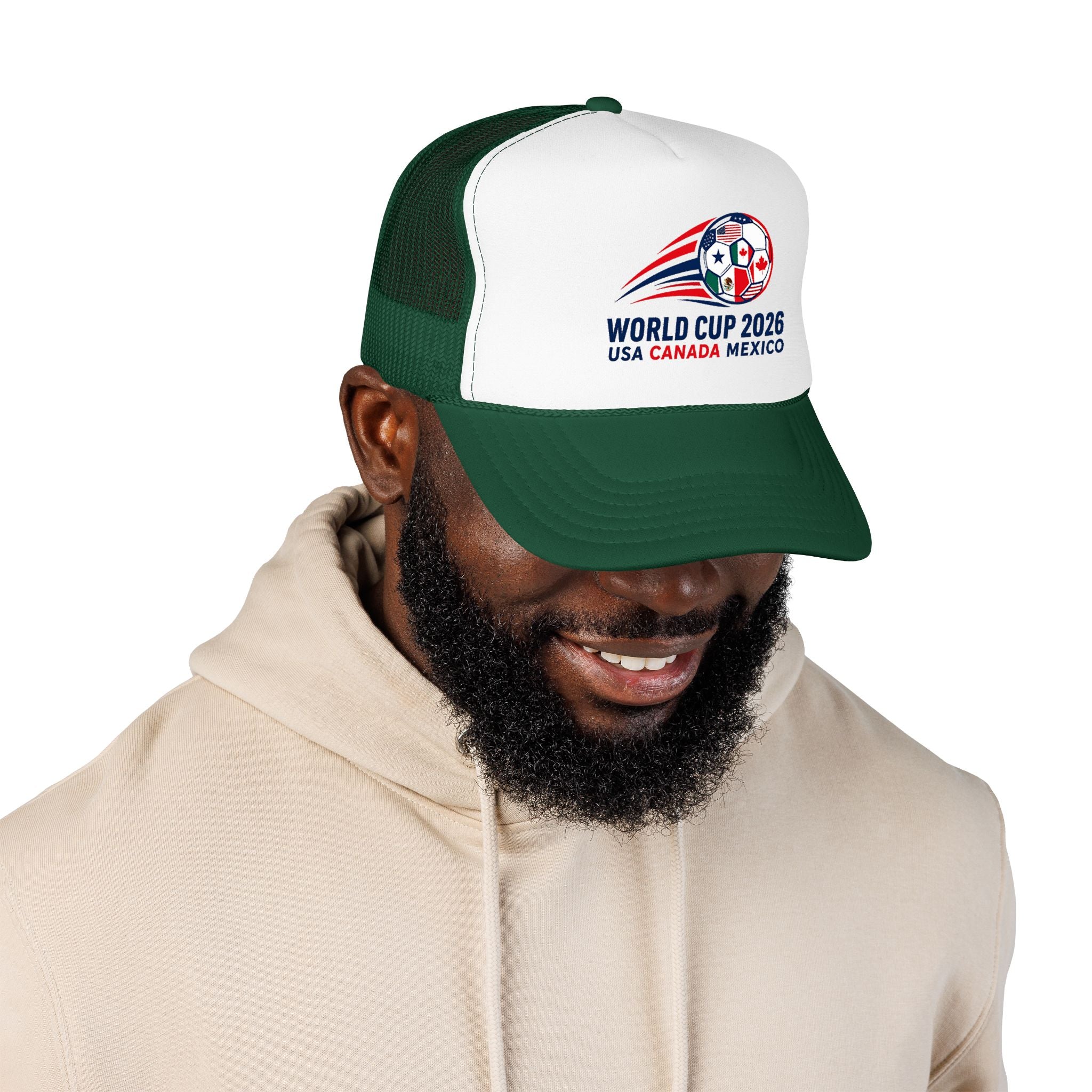 Soccer Cup 2026 Trucker Hat — USA Canada Mexico Soccer Cap