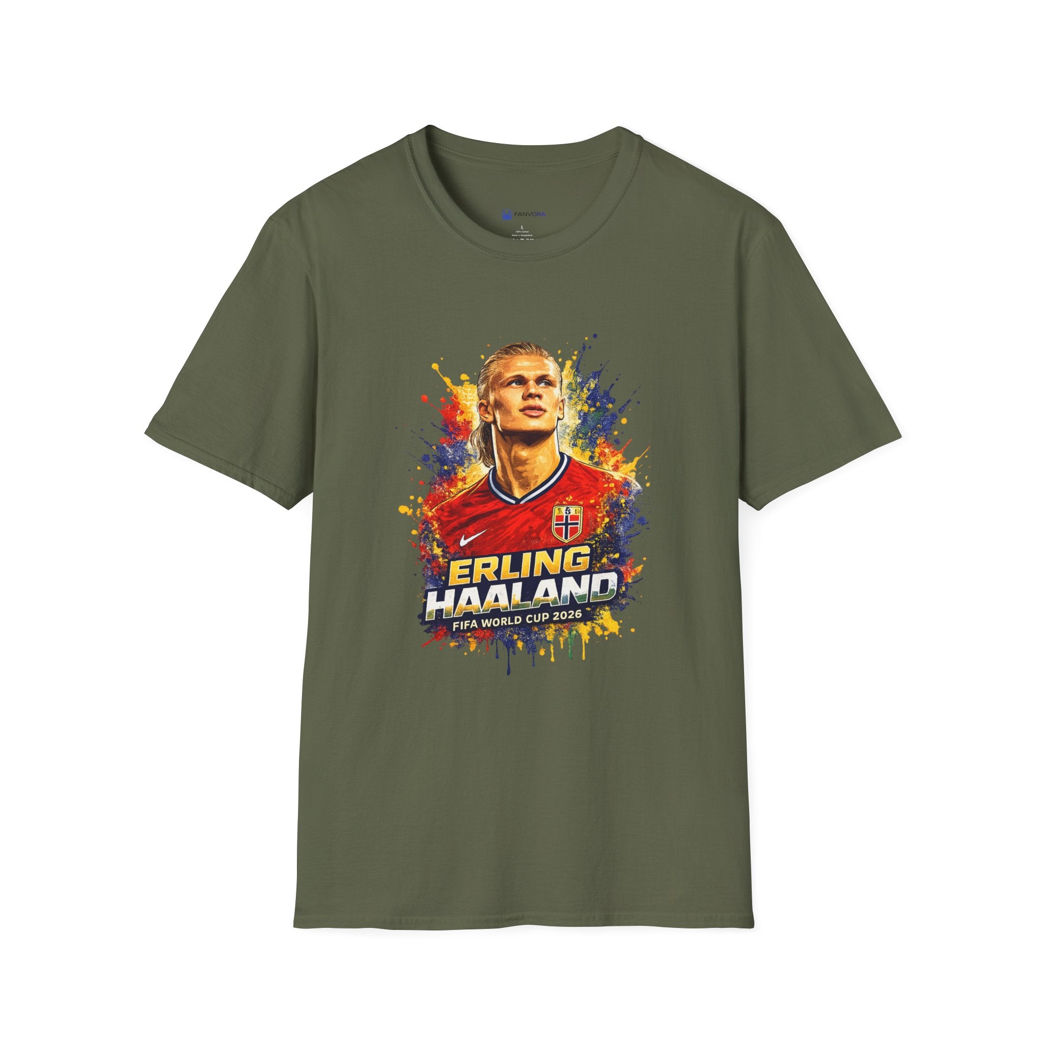 Norway legend Soccer T‑Shirt — Watercolor Portrait Football Tee