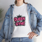Queen of the Gym T-Shirt — Pink Crown Fitness Tee
