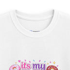 Kids 10th Birthday T-Shirt — “It's My 10th Birthday” Fun Donut Design