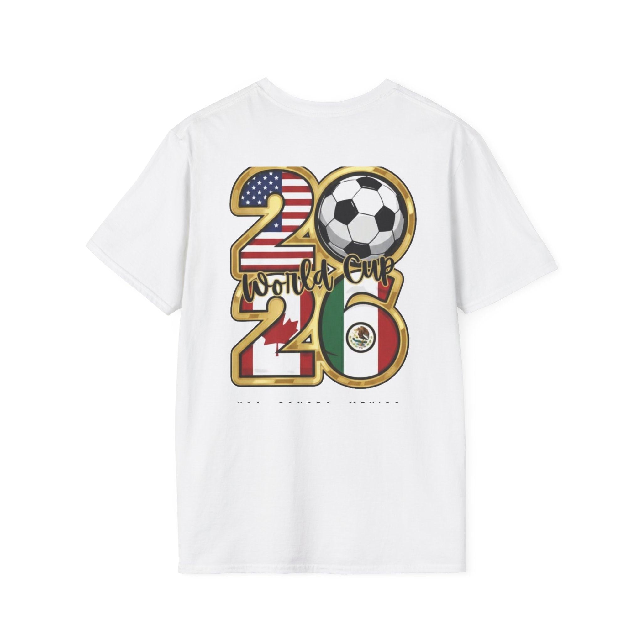 World Cup 2026 T-Shirt – USA, Canada & Mexico Soccer.