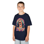 Scooby-Doo Kids T‑Shirt — Colorful Rainbow Cartoon Tee for Kids