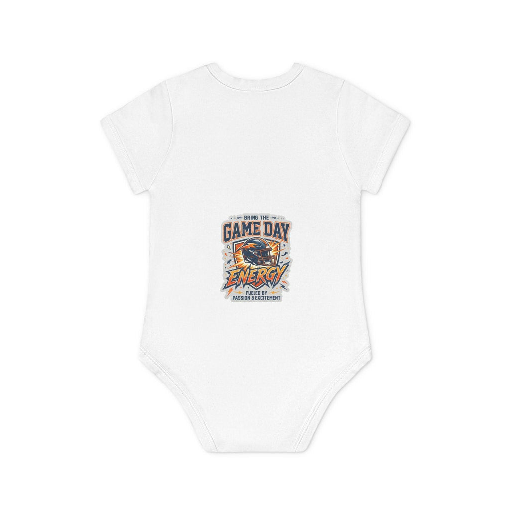 Baby Bodysuit - "France #10 Footballer Rising Star Fan Version" Future Soccer Player & Game Day Energy Organic Baby Onesie.
