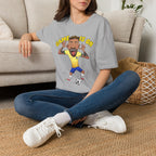 Soccer 'Game Is On' Graphic funny figure design  T‑Shirt