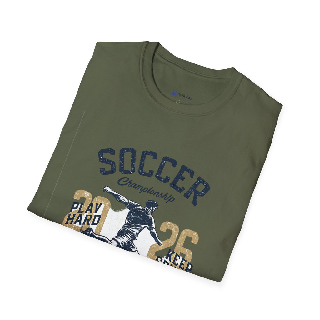 Soccer Championship 2026 T-Shirt —  Play Hard Soccer Tee
