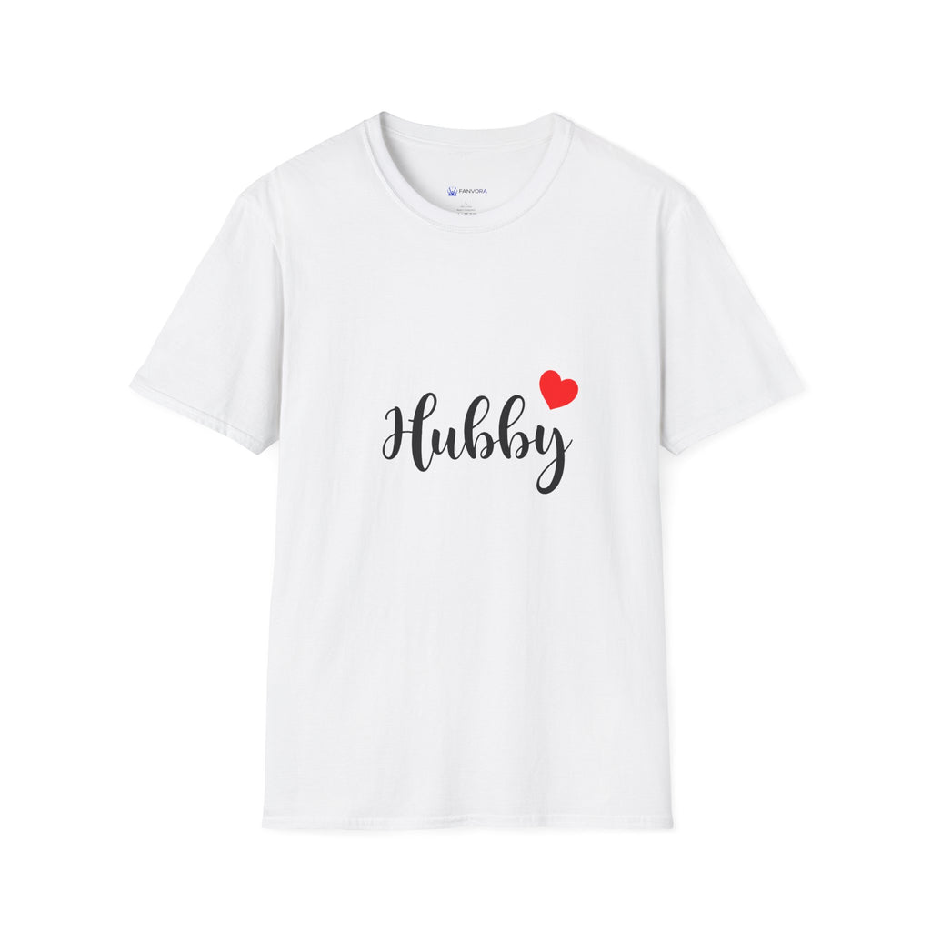 Hubby Heart T-Shirt — Cute 'Hubby' Graphic Tee for Wives & Anniversaries