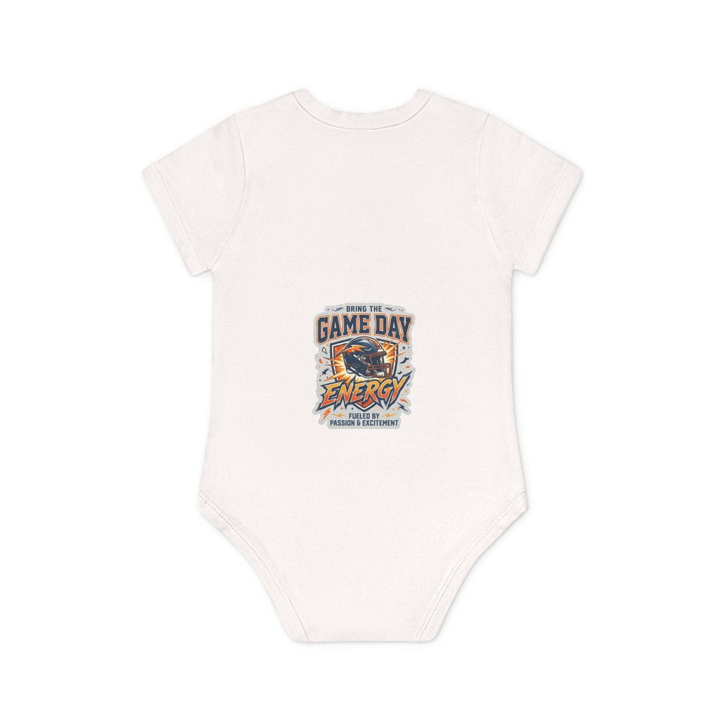 Baby Bodysuit - "France #10 Footballer Rising Star Fan Version" Future Soccer Player & Game Day Energy Organic Baby Onesie.