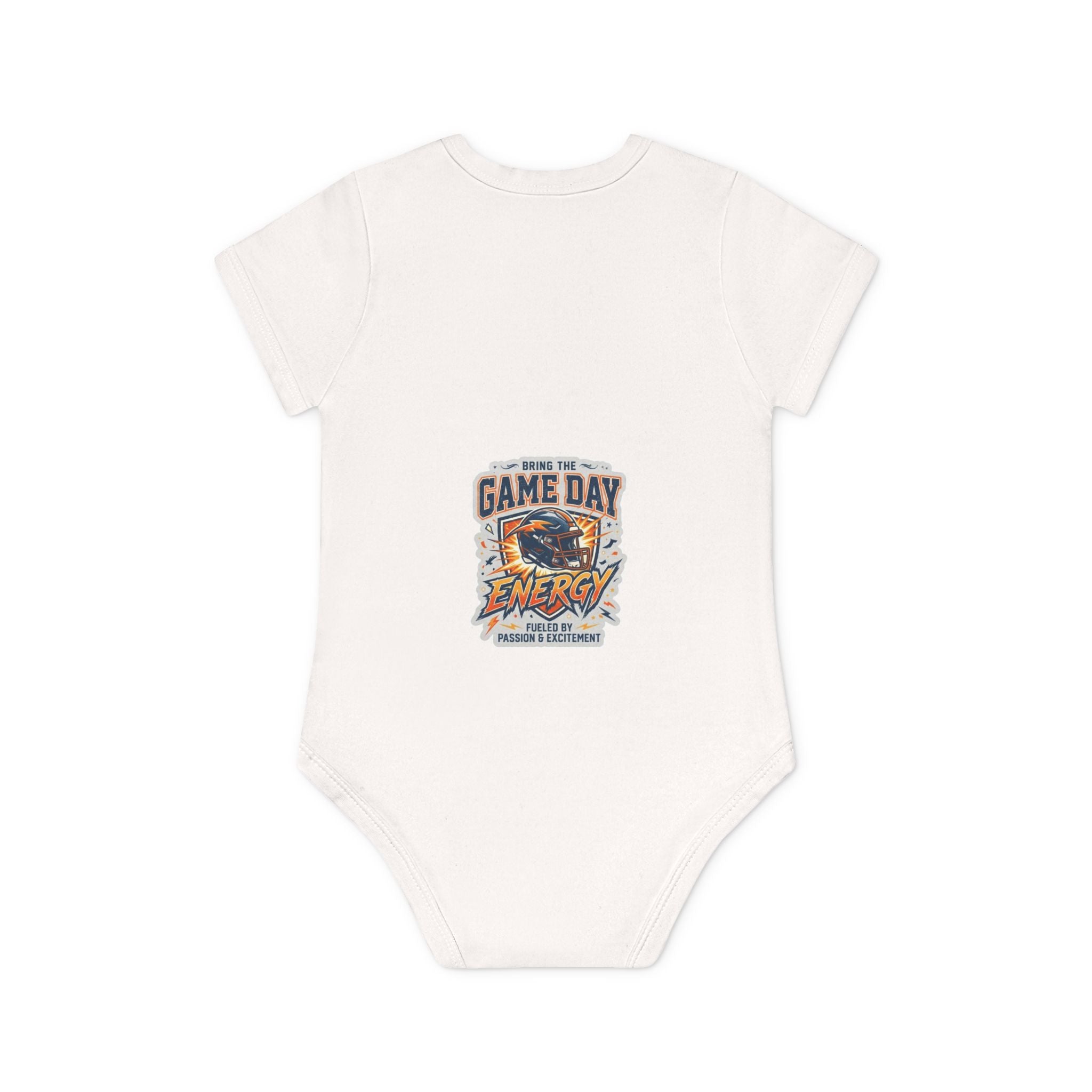 Baby Bodysuit - "France #10 Footballer Rising Star Fan Version" Future Soccer Player & Game Day Energy Organic Baby Onesie