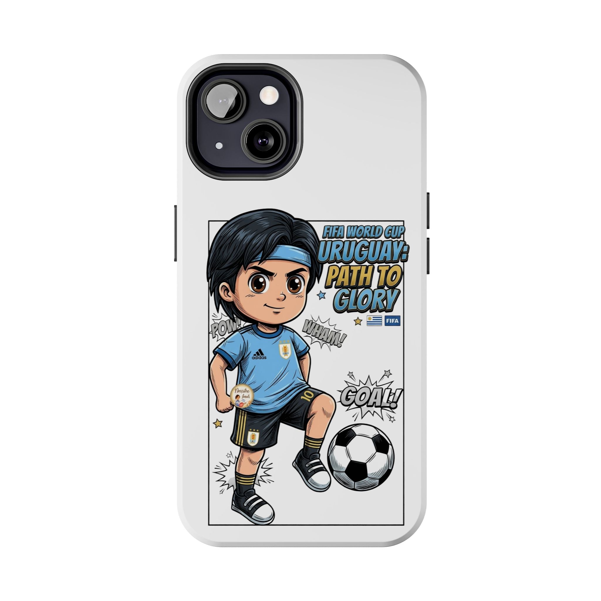 Uruguay Soccer Phone Case — Path to Glory "Goal!" Design