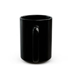 Kids Sports Mascot Black Mug — Personalized Name Option (11oz/15oz)