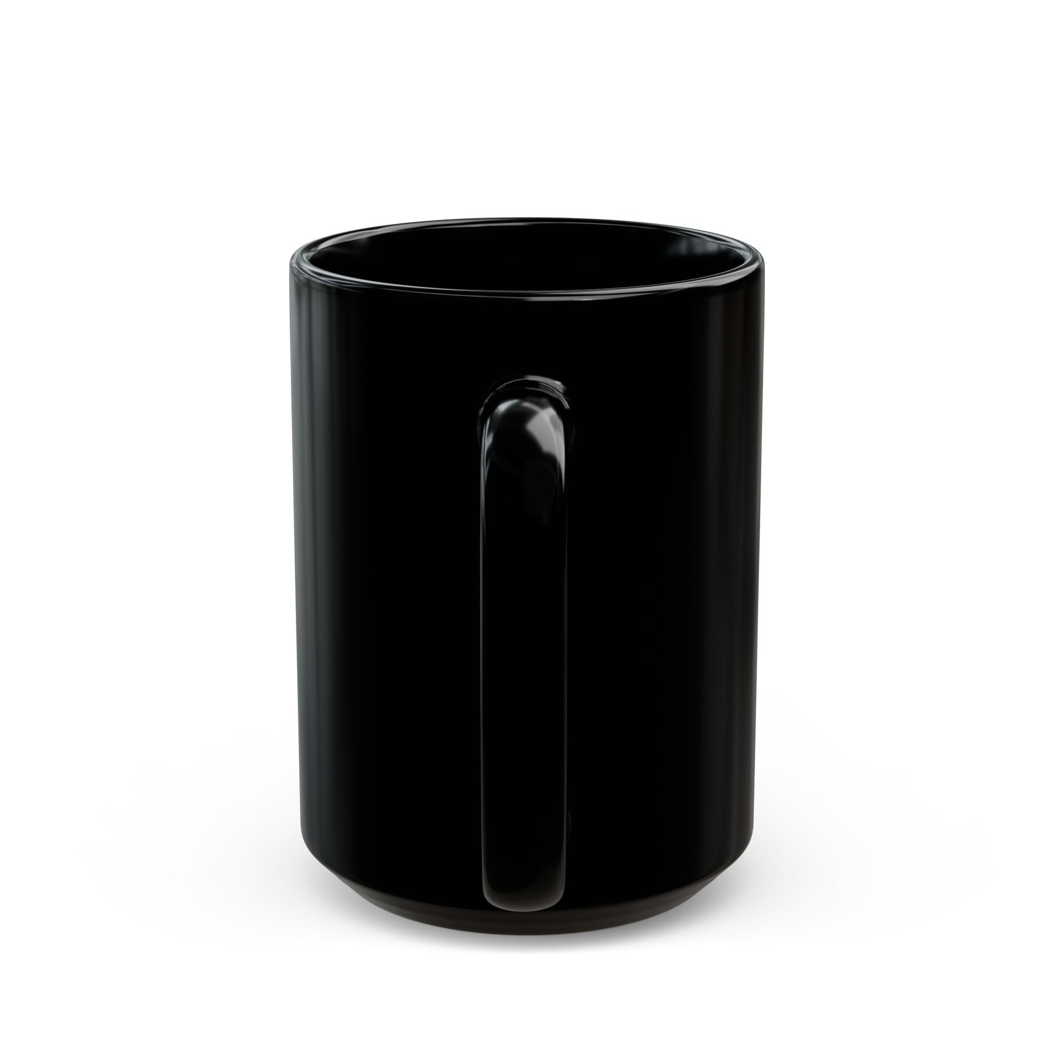 Kids Sports Mascot Black Mug — Personalized Name Option (11oz/15oz)