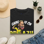 Brazilian Soccer comic style  figure T-Shirt — "Game Is On" Caricature Neymar Fan Tee