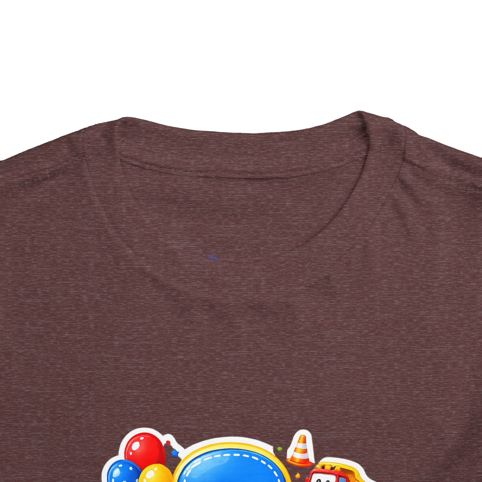 Toddler Birthday Tee — "3" Race Car Happy Birthday Shirt