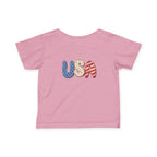 Infant 4th of July Tee — Cute USA Baby Patriotic Shirt.