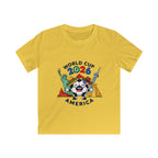 Kids Tee -  America Soccer Mascot & Landmarks