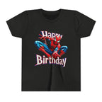 Spider Hero "Happy Birthday" Youth Tee
