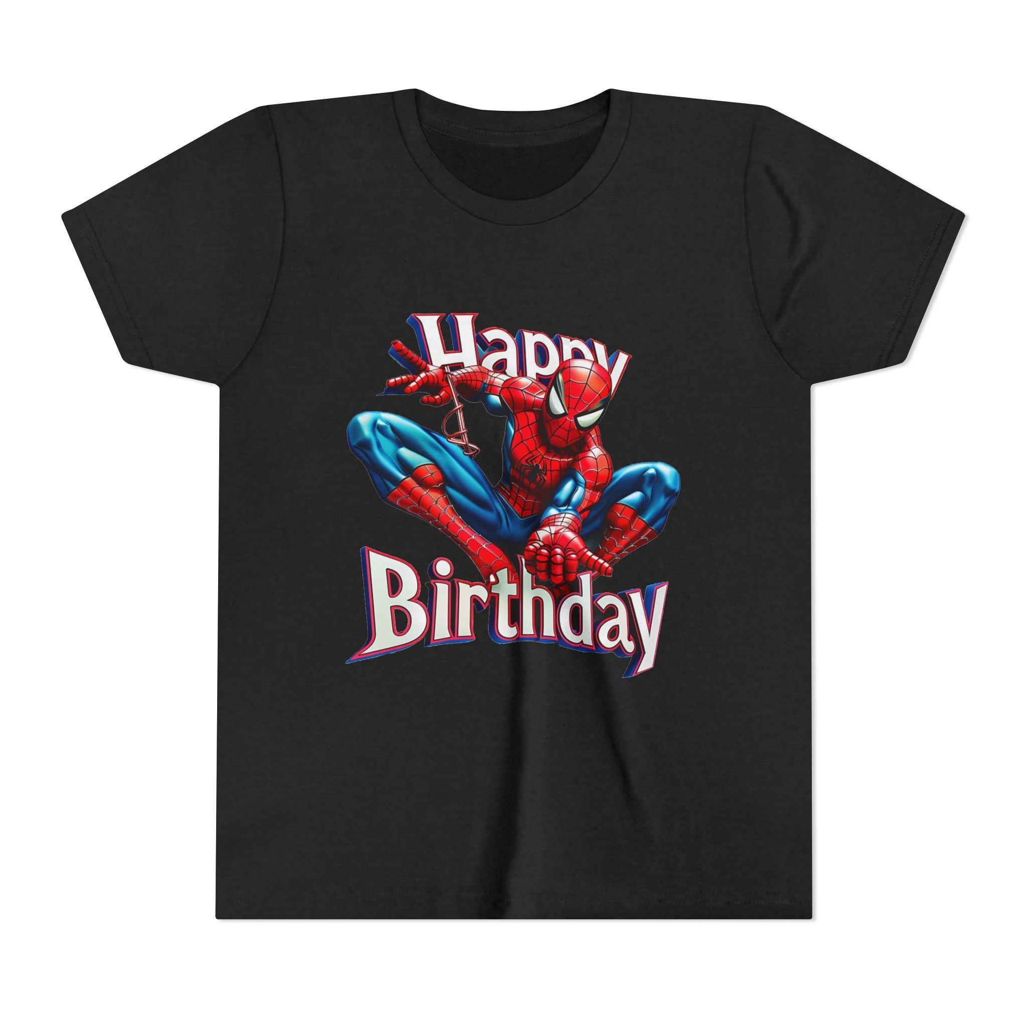 Spider Hero "Happy Birthday" Youth Tee
