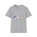 Cute 'Best Friends' Trio Cat T-Shirt