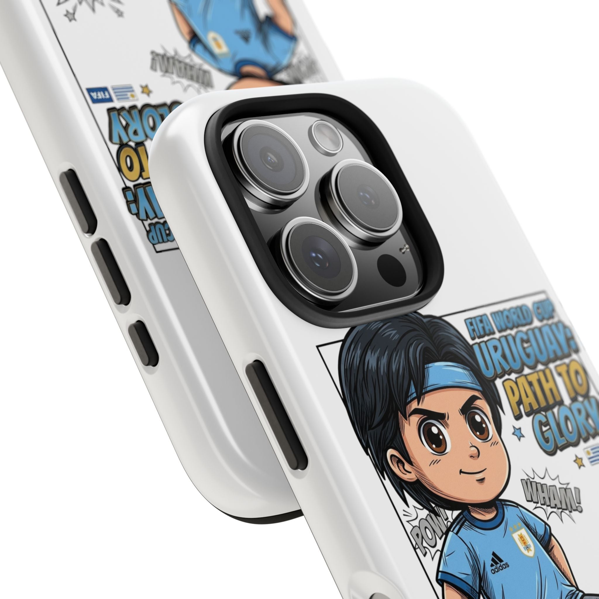 Uruguay Soccer Phone Case — Path to Glory "Goal!" Design