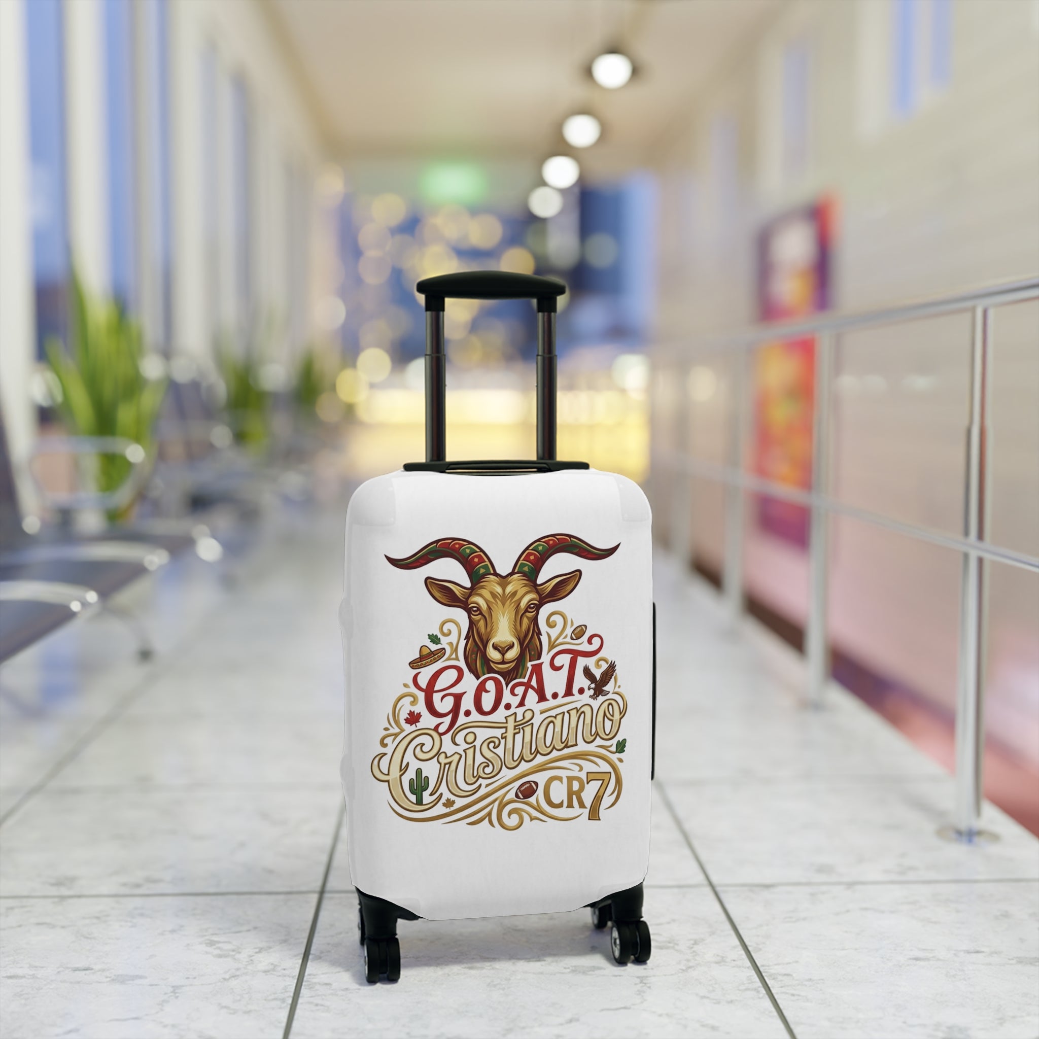 Travel Luggage Cover - Portugal #7 GOAT Fan Version - World Cup 2026