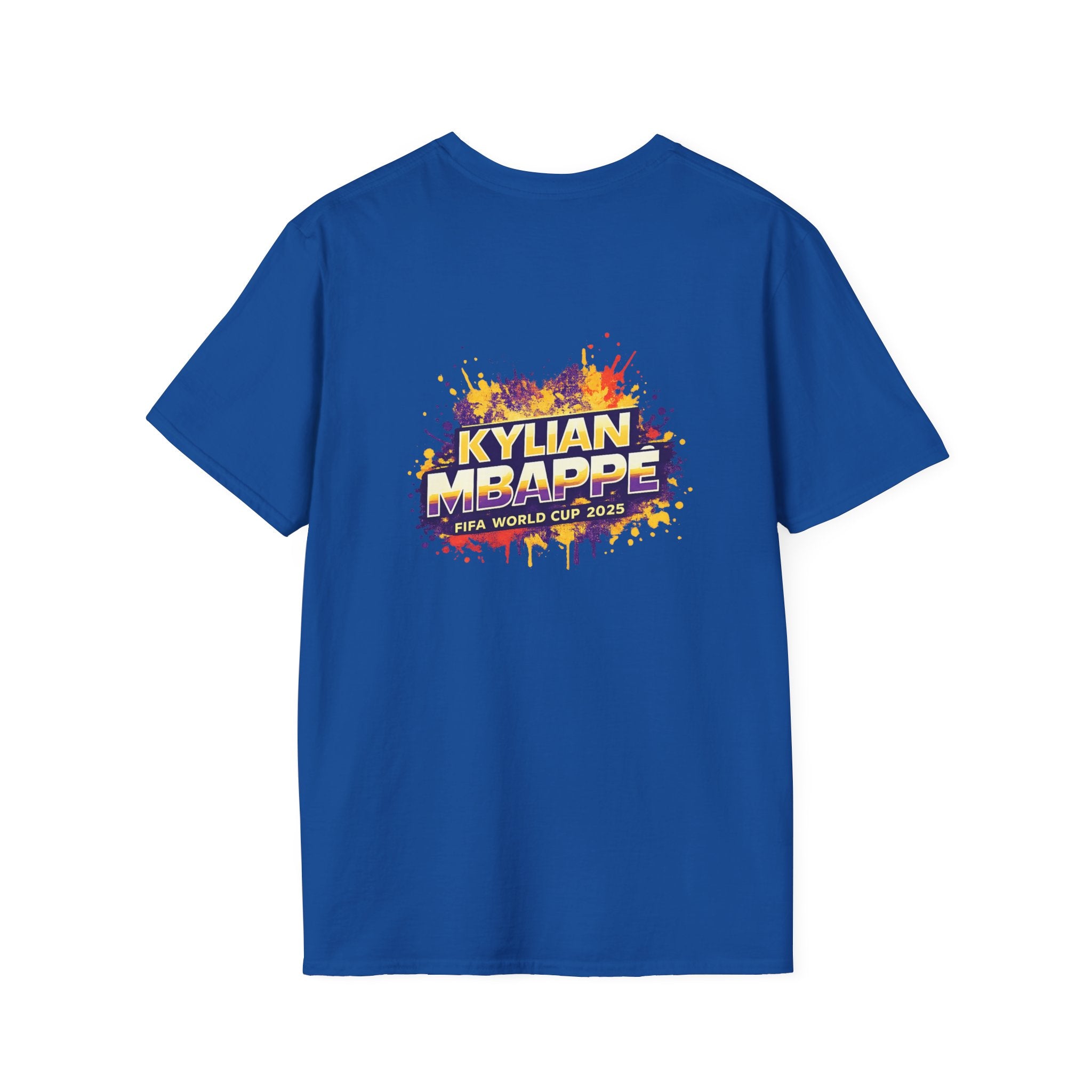 France legend Graphic T-Shirt — Vibrant Splash Portrait Soccer Fan Tee