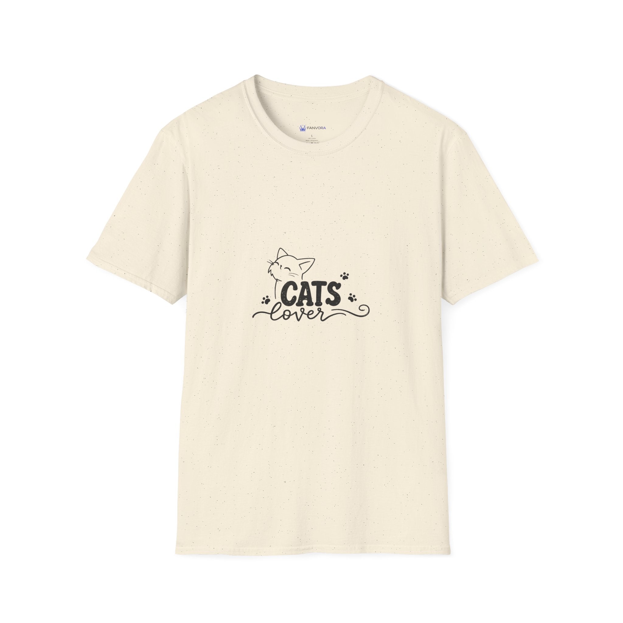 Cats Lover T-Shirt — Cute Minimal Cat Graphic Tee for Cat Moms & Pet Lovers