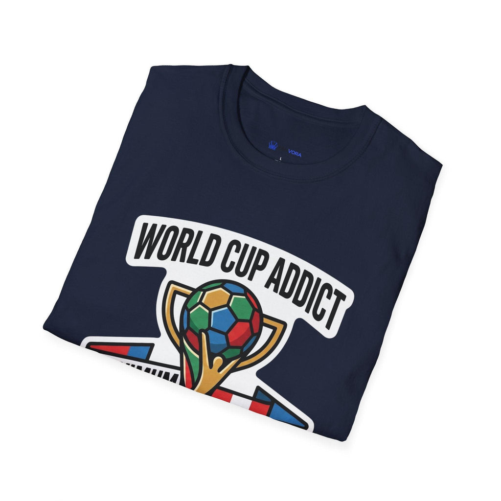 Unisex - World Cup Addict T-Shirt - "Maximum Fan Mode Activated" 2026 USA Mexico Canada Soccer Tee.