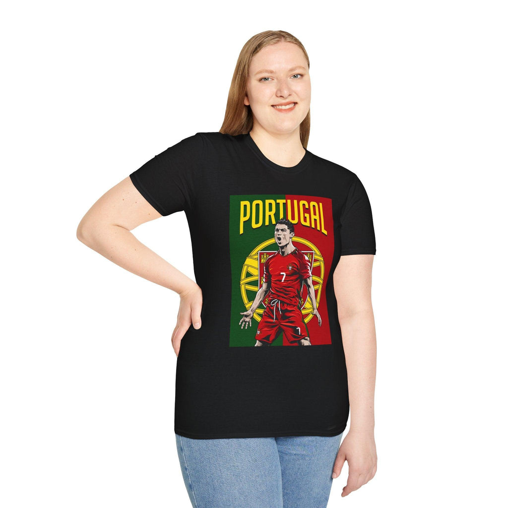 Portugal Soccer Tee — National Team Player Graphic T-Shirt.