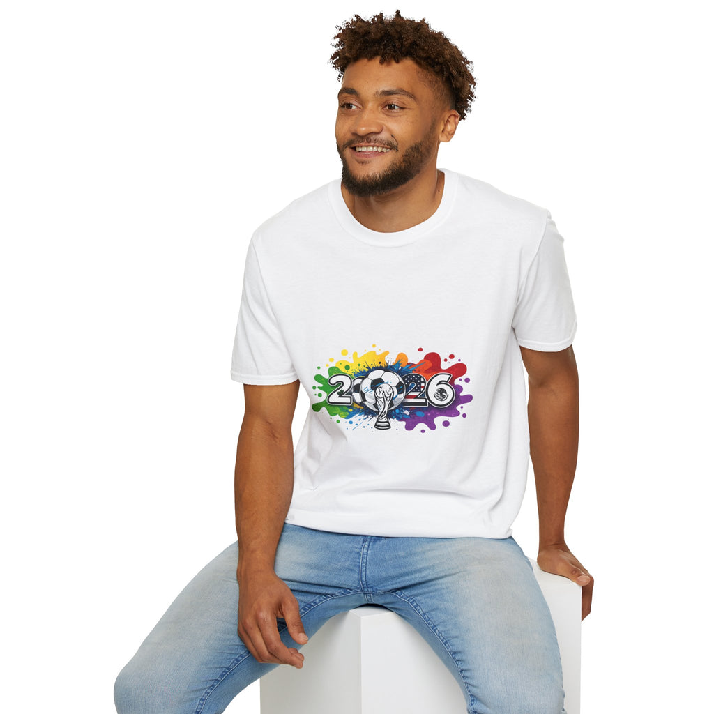 2026 Rainbow Soccer T‑Shirt — Pride Soccer Fan Shirt