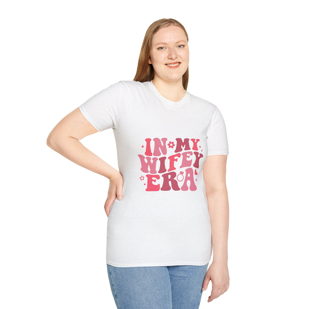 Wifey Era T-Shirt — 'In My Wifey Era' Retro Floral Graphic Tee