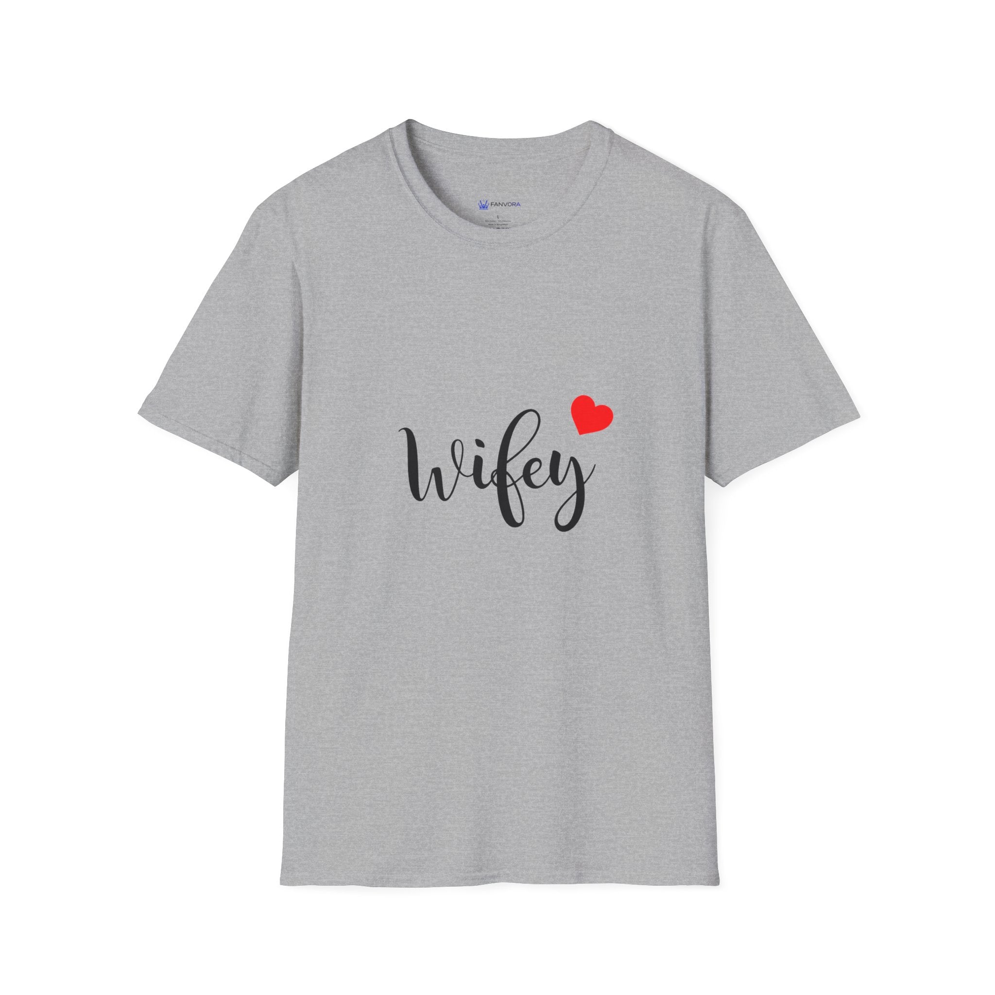 Wifey T-Shirt with Red Heart – Cute Bride & Newlywed Gift Tee