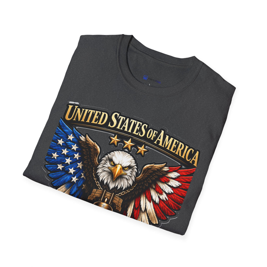 United States of America 250th Anniversary Eagle T-Shirt design.