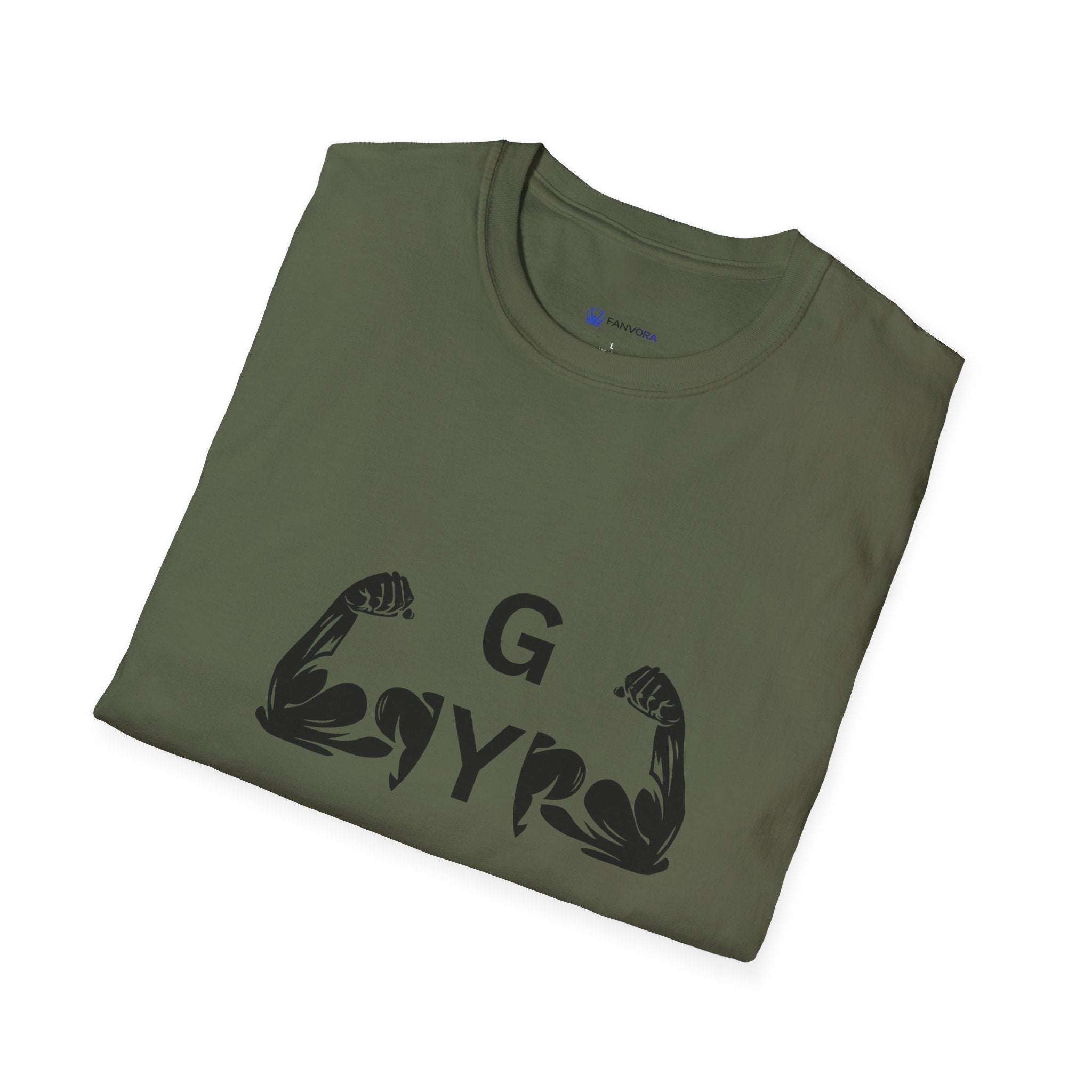 Gym Gyrl Muscle Graphic T‑Shirt