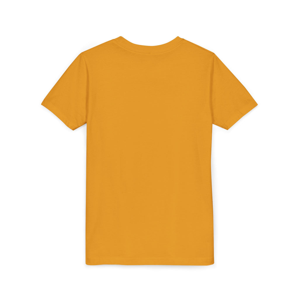 Youth Soccer Tee – Cute Cartoon Player "Ready to Score" Kids Jersey