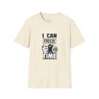 I Can Freeze Time Camera T‑Shirt — Vintage Photographer Quote Tee