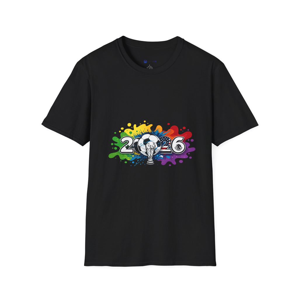 2026 Rainbow Soccer T‑Shirt — Pride Soccer Fan Shirt
