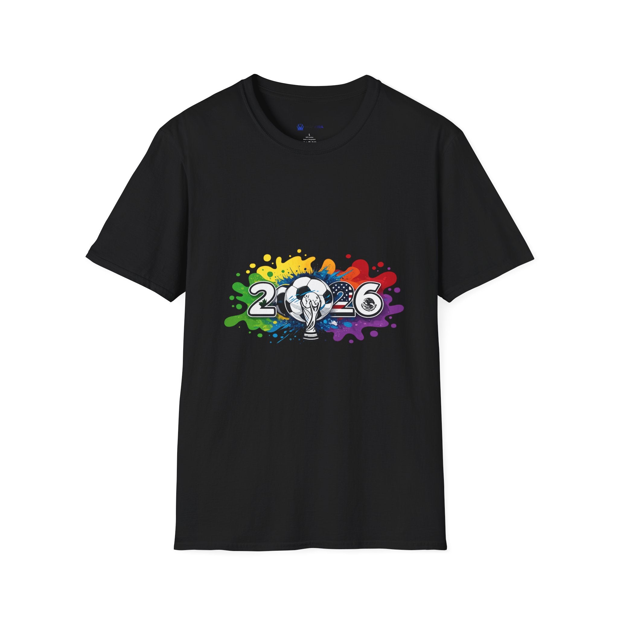 2026 Rainbow Soccer T‑Shirt — Pride Soccer Fan Shirt