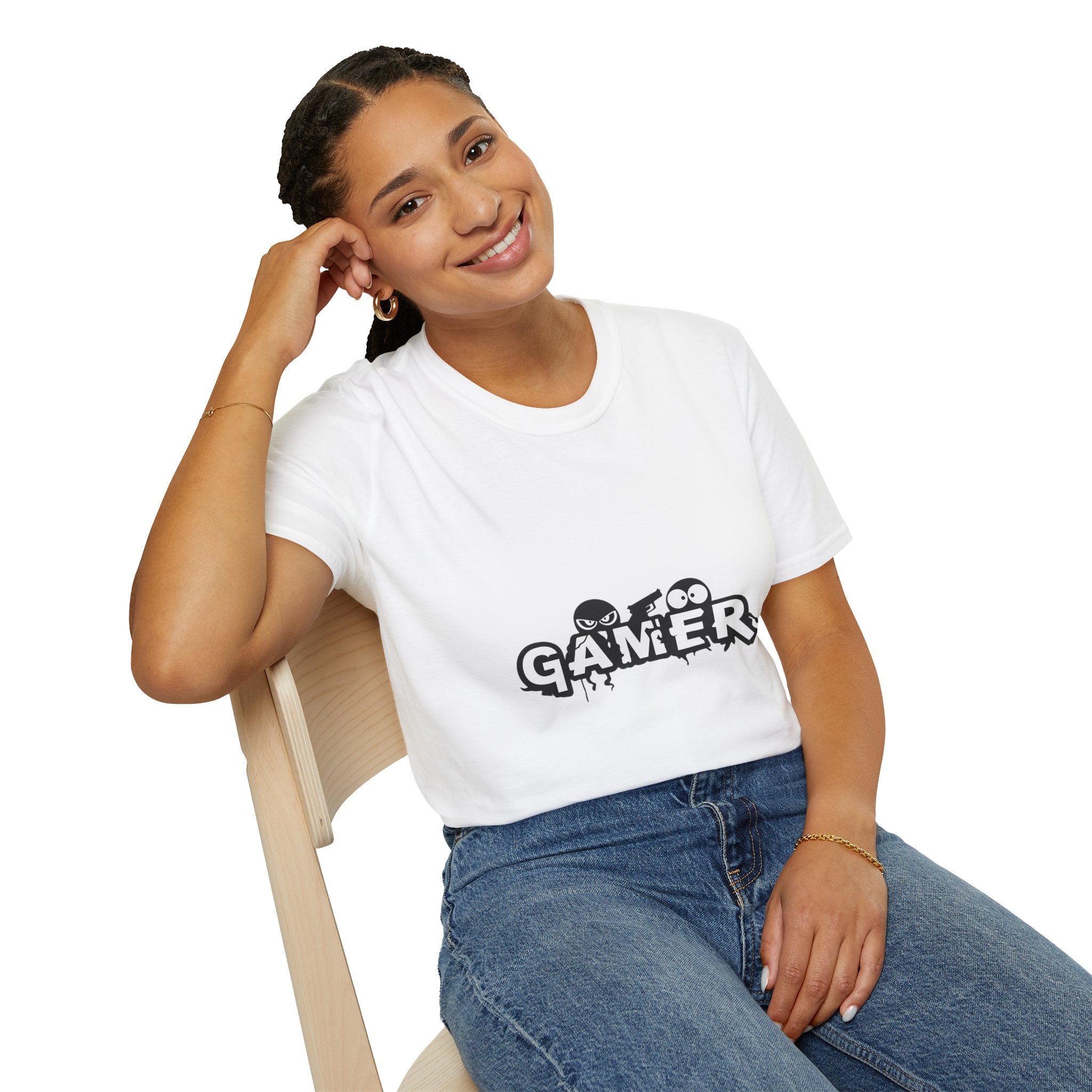 Gamer Crew T‑Shirt — Cute Monstrous Gamer Logo Tee