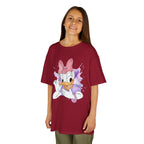 Kids Tee — Cute Daisy Duck Watercolor Graphic