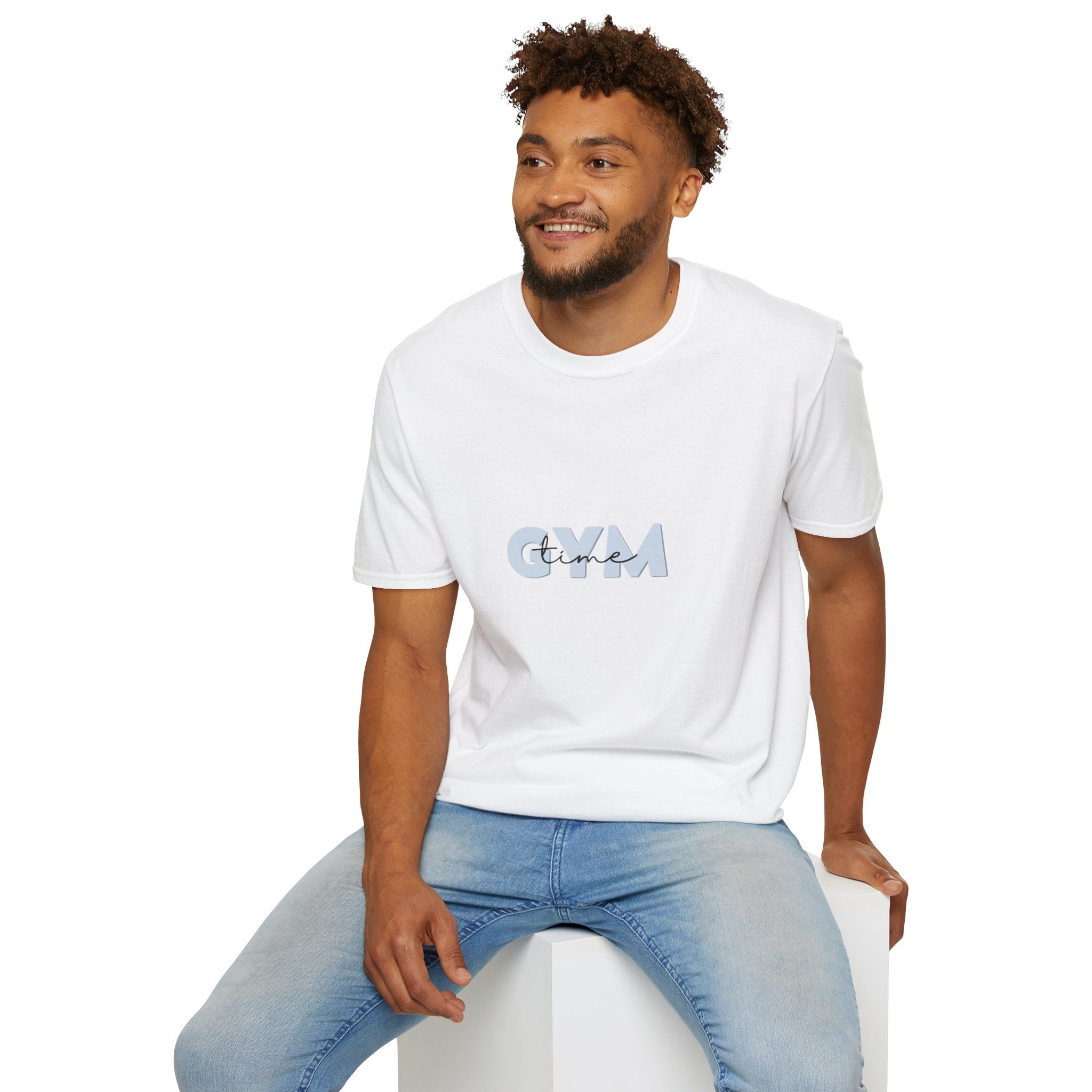 Gym Time T-Shirt — Minimalist Fitness Tee for Workout & Casual Wear