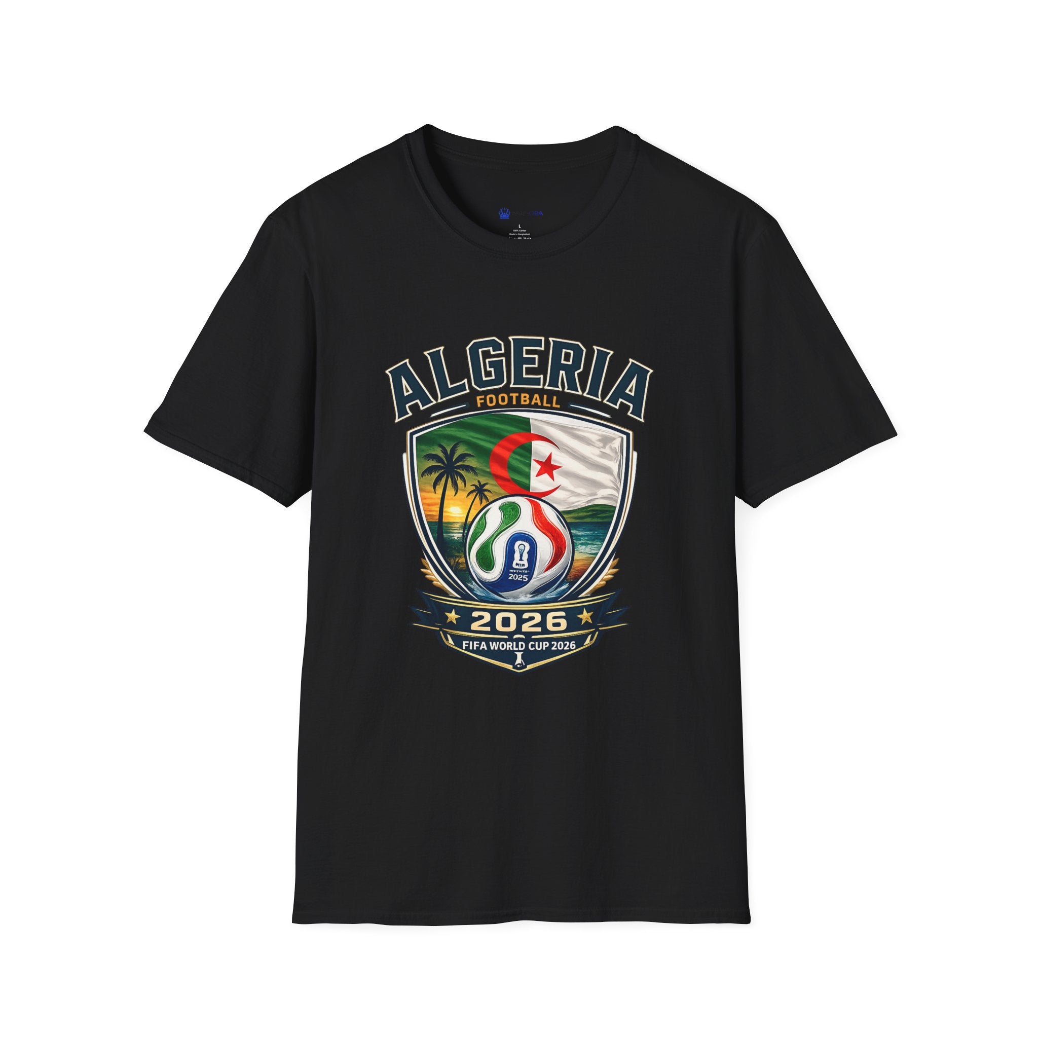 Algeria Football T-Shirt — 2026 National Team Crest Tee