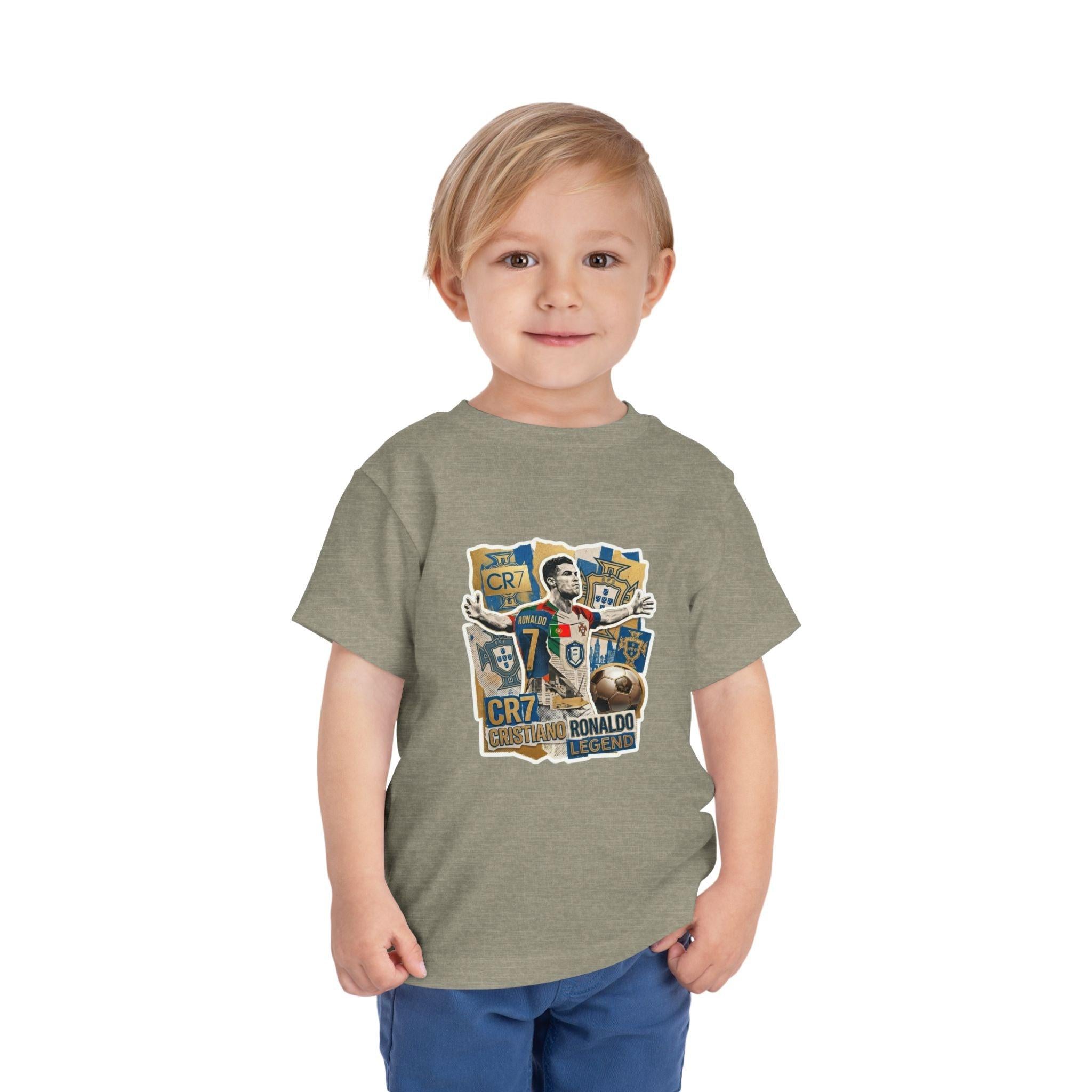 CR7 Fan Inspired Toddler Soccer T‑Shirt — Kids Football Fan Tee.