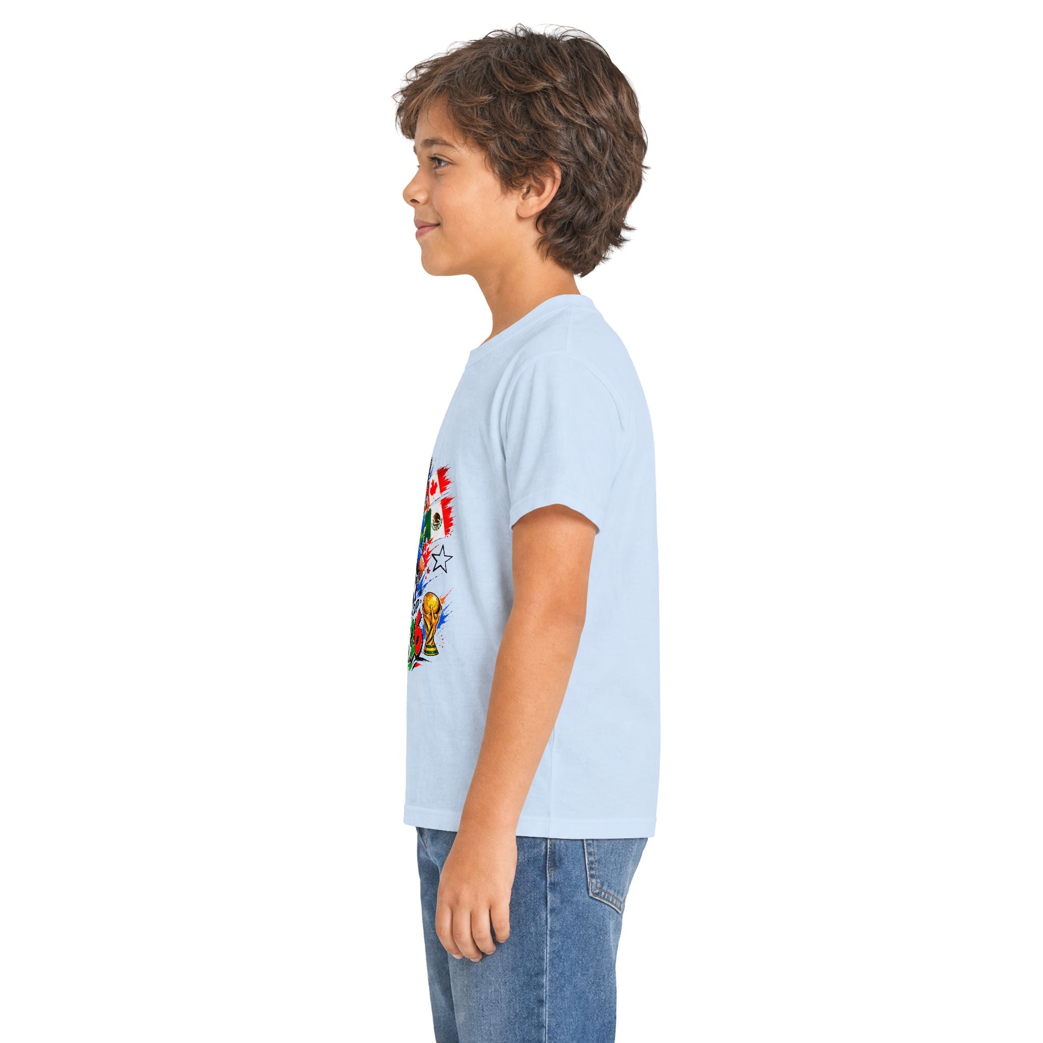 Kids Soccer  2026 Tee cartoon character
