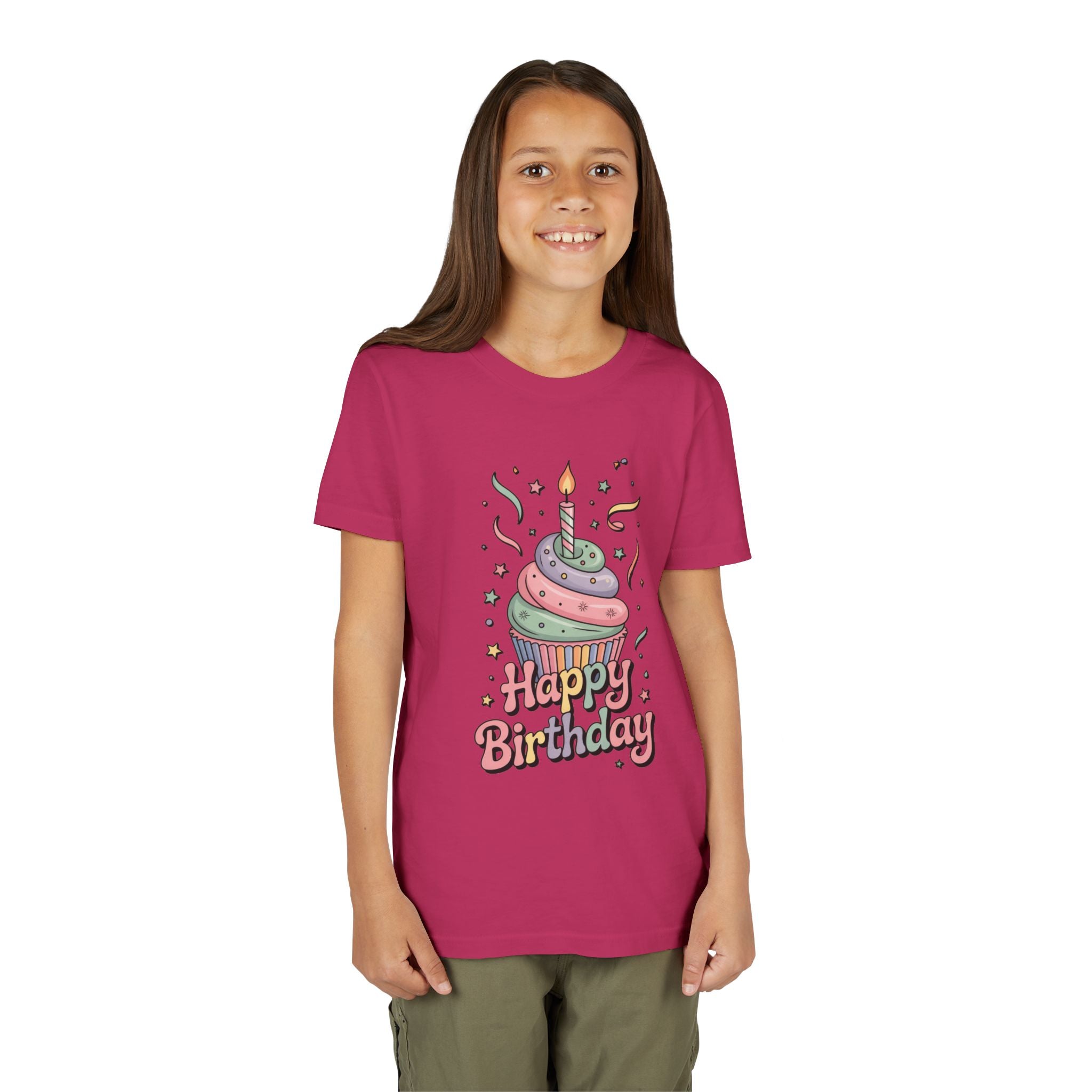 Kids "Happy Birthday" Cupcake Tee
