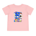 Kids' 5th Birthday Space Tee - Happy Birthday Astronaut Shirt for Toddlers