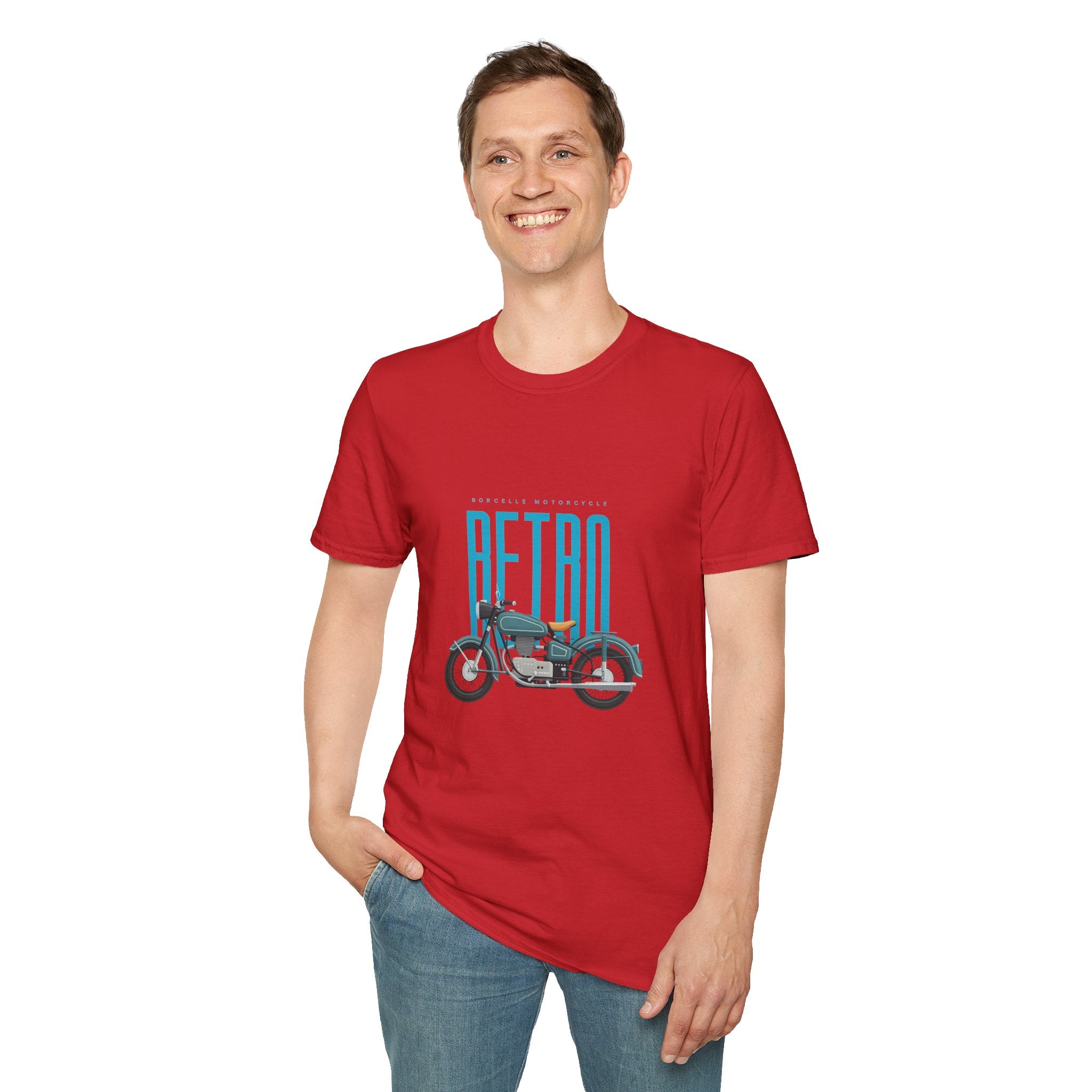 Retro Motorcycle T-Shirt — Vintage Bike Graphic Tee