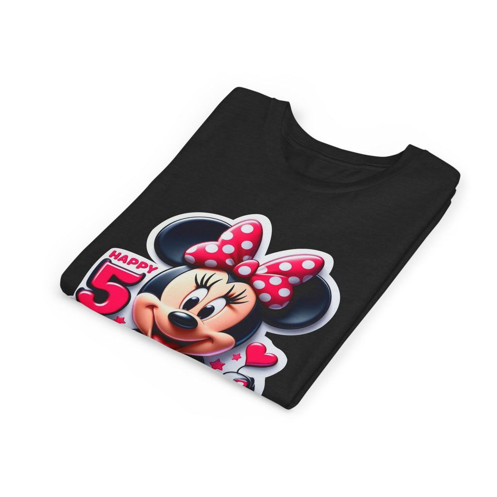 Minnie Mouse Happy 5th Birthday Youth Tee