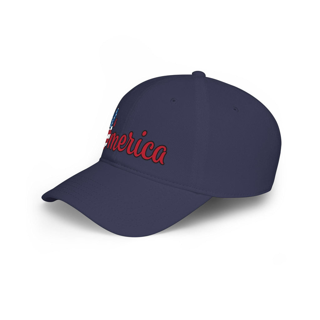 Merica peace sign patriotic baseball cap