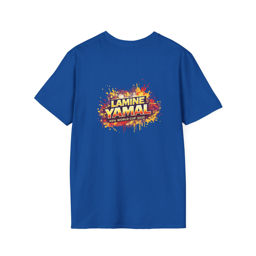Soccer Player Portrait T-Shirt — 'Spain Legend' Watercolor Graphic Tee